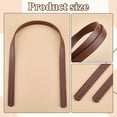 thumbnail image 4 of Imitation Leather Bag Handles for Bag Straps Replacement Accessories Coconut Brown 618x18.5x3.5mm Hole: 2.5mm, 4 of 6