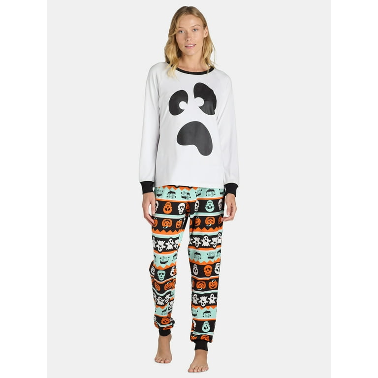 Halloween Women s Matching Family Pajamas Set from Way to Celebrate 2 Piece Sizes S 3X Walmart