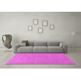 thumbnail image 3 of Ahgly Company Indoor Rectangle Solid Pink Modern Area Rugs, 2' x 4', 3 of 4