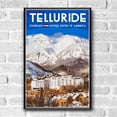 thumbnail image 2 of Telluride Colorado Vintage Travel Poster / Postcard WPA Style Retro Art Print, 2 of 4