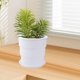thumbnail image 1 of Maceta de flores para plantas al aire libre de interior versátiles portátiles use una maceta pequeña con orificio de drenaje y platillo para, 1 of 8