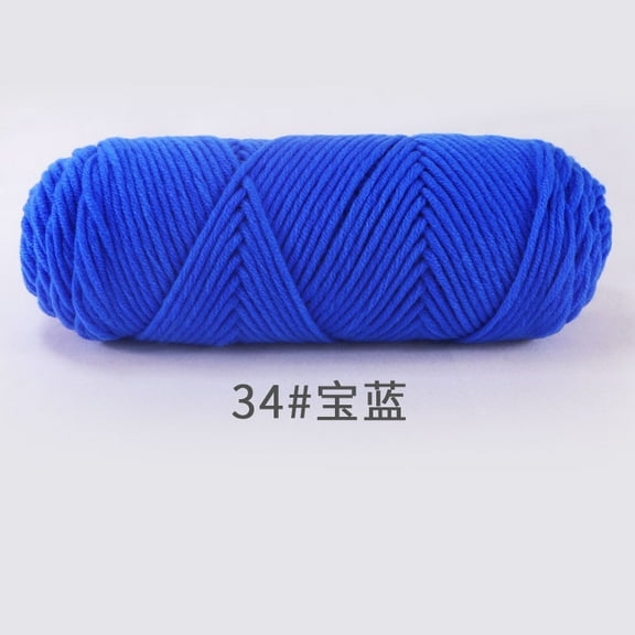 Nvzi 1 Piece 100g Blue Cotton Yarn,Soft Yarn for Crocheting,Yarn for Crafts,High-Quality Yarn Ideal for DIY Handicrafts, Durable Yarn–Perfect for Daily Handcrafting Needs