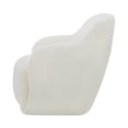 thumbnail image 3 of Moe's Home Collection Stevie Lounge Chair Cream Fabric Chairs, 3 of 6