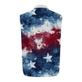 thumbnail image 6 of Xcmzpl 4th of July Button Down Shirts for Men Sleeveless American Flag Print Tank Tops Lapel Collar Casual Loose Patriotic Tanks Veats with Pocket, 6 of 6