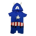 thumbnail image 1 of Pañalero de algodón con gorro estampado Marvel Capitan America Marvel Pañalero0170, 1 of 4