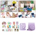 thumbnail image 4 of de paquetes de accesorios de cámara 13 en un para Mini 11, con funda de material cuero PU, filtros, álbum de fotografía, y más Púrpura CUTICAT Paquete de cámara, 4 of 8
