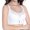 K-White, variant on 2025 Women Full Cup Thin Women Bras Plus Size Front Close Underwear Plus Size Wireless Padded Bras for Women Sports LaceBra's Breast Cover Cup Large Thin Sports Size Vest