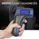 thumbnail image 2 of Tacómetro Digital Tacómetro Láser Medidor de Rpm de Mano Velocímetro (Rango de Medición De Tomshoo  Tacómetro, 2 of 7