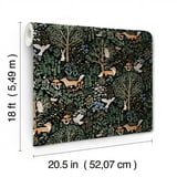 Clara Jean Folklore Forest Peel and Stick Wallpaper - Walmart.com