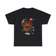 thumbnail image 2 of Chicken Christmas Santa Hat Lights Merry Xmas Tshirt, 2 of 3