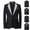 Silver, variant on Men Business Suit Jackets One Button Plaid Notch Lapel Blazers Wedding Guest Formal Coat Casual Work Suit Blazers