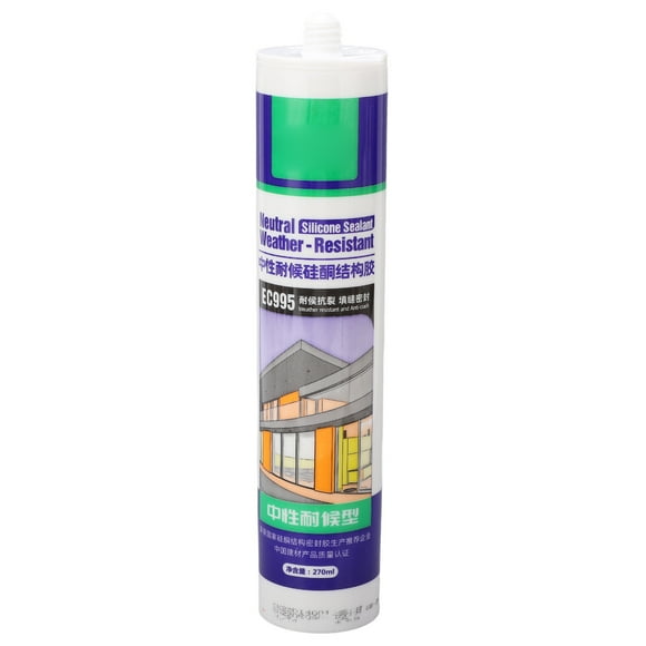 Silicone Sealant, Universal Use Transparent Caulking Silicone Adhesive Non Degumming Weather Durable Bonding for RV
