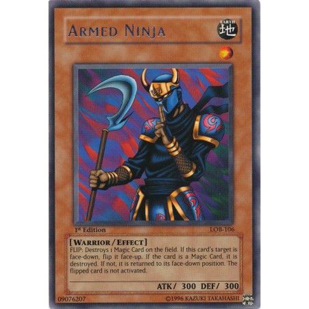 YuGiOh Legend of Blue Eyes White Dragon Armed Ninja LOB