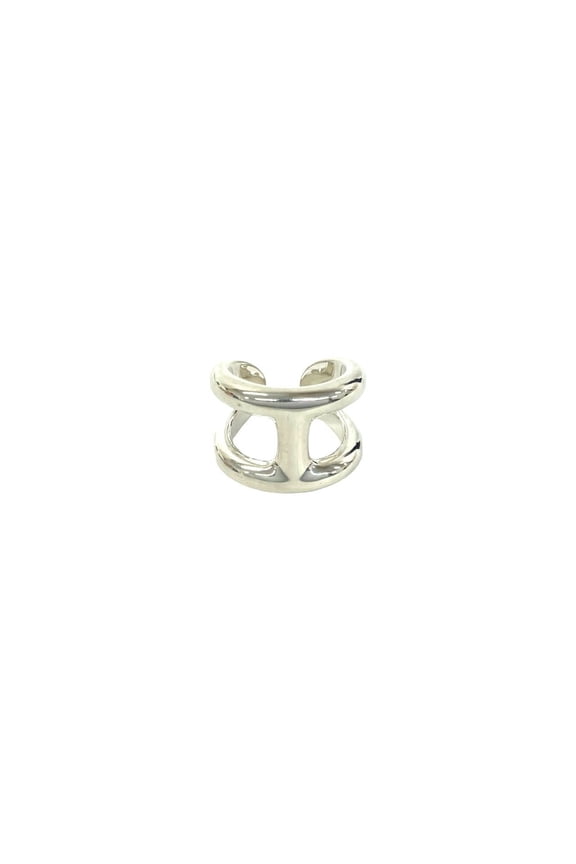 Pre-Owned HERMES Osmo's Ring GM, Sterling Silver 925, Ring, Accessory, Men's & Women's, Silver,...