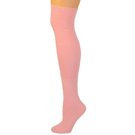 pink and black knee high socks