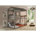thumbnail image 2 of Acme Furniture Lit Superposé Simple sur Simple en Bois Style Ferme Darlene Gris Rustique, 2 of 3