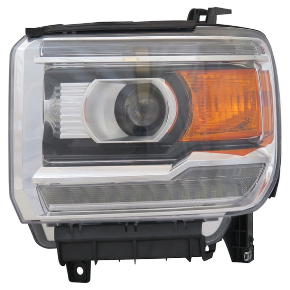 KAI New CAPA Certified Standard Replacement Driver Side Headlight Assembly, Fits 2014-2015 GMC Sierra 1500