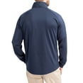 thumbnail image 2 of Men's Cutter & Buck  Navy UTEP Miners Adapt Eco Knit Hybrid Recycled Quarter-Zip Jacket, 2 of 2