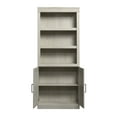 Better Homes & Gardens Glendale Bookcase With Doors, Chalked Chestnut