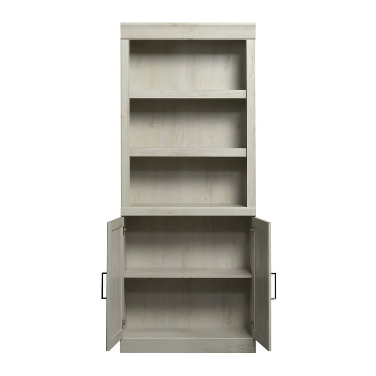 Better Homes & Gardens Glendale Bookcase With Doors, Rustic White