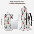 thumbnail image 3 of 2 Racquet Holder Tennis Backpack Tennis Racket Covers Gym Bags Cherries and Bows, 3 of 8