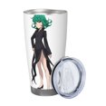 thumbnail image 2 of Vaso de 20 oz de One-Punch Man, taza de viaje de café con aislamiento al vacío de acero inoxidable, taza de café, taza de viaje con tapa, taza térmica para exteriores, 2 of 8