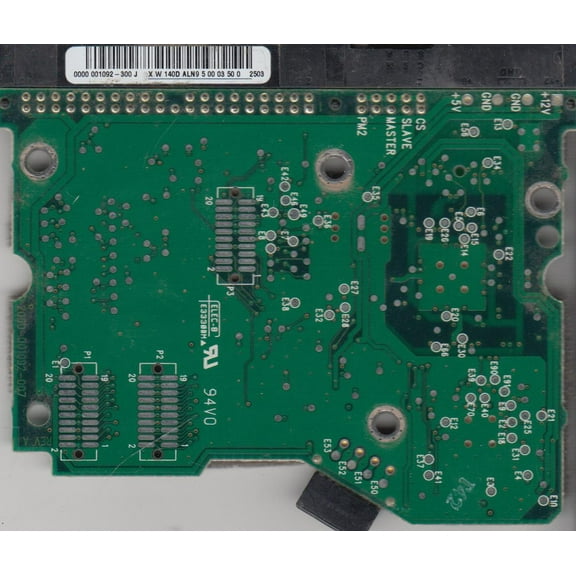 WD200BB-00CAA0, 0000 001092-300 J, WD IDE 3.5 PCB