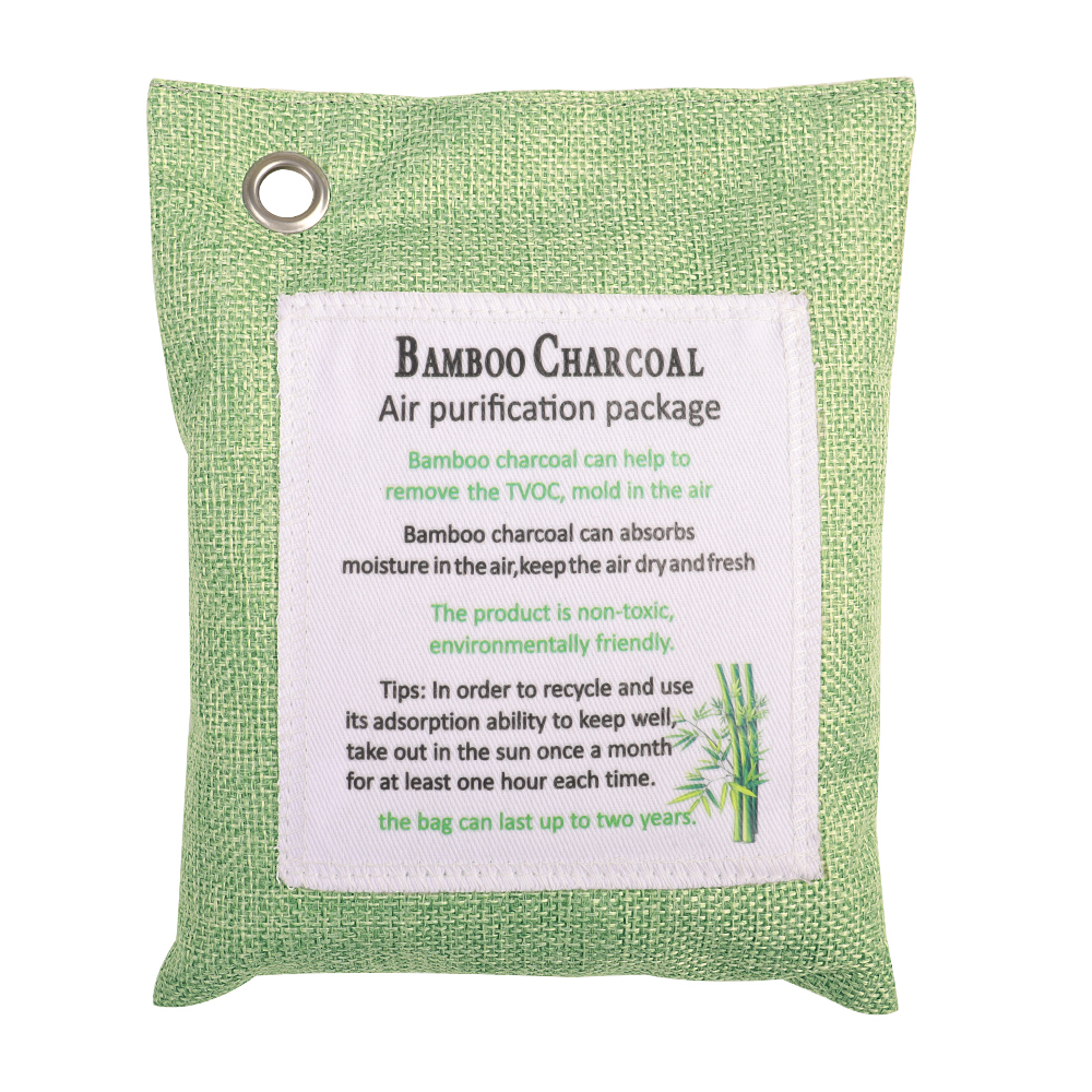 Large 0.44lb Air Purifying Bag Bamboo Charcoal Air Freshener for Home