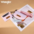 thumbnail image 3 of Wrangler KeyChain Wallet Wristlet Wallets for Women Dual Pouch Wristlet Rfid Blocking Credit Card Holder Wallet, Pink, 3 of 8