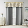 thumbnail image 4 of Madison Park Serene Embroidered Curtain Panel, 50"x84", Yellow, 4 of 10