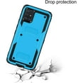 thumbnail image 4 of GoldCherry Phone Case for Samsung Galaxy A71 6.7 Inch,Women Men Girls Boys Heavy Duty Full Body Protection Case Cover with Swivel Belt Clip and Kickstand for Samsung Galaxy A71 6.7 Inch (Blue), 4 of 7