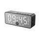 thumbnail image 1 of Superficie del espejo 3-en-1 Reloj de alarma Gran pantalla Bluetooth compatible con Bluetooth Reducción de ruido Altavoz Tiempo real Temperatura Meter Relojes Tipo 2 Negro Inevent HA011424-06, 1 of 6