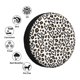 thumbnail image 4 of Balery Heart Leopard Cubiertas para Neumáticos - Protector Resistente para Neumáticos de Camioneta, SUV, Remolque, Camper y RV-16 inch, 4 of 6