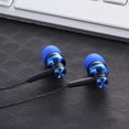 thumbnail image 6 of Corded Earbuds Tangle-Free Braided Cable Wire Extra Bass Silicone Tips 5-Colors, 6 of 13