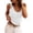 CL42_White, variant on Lumtrix Womens Ribbed Tank Top V Neck Knit Sweater Shirt Scalloped Sleeveless Top Slim Fitted Summer Undershirt Green XL