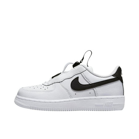 

Little Kid s Nike Force 1 Toggle White/Black (CU5287 104) - 2
