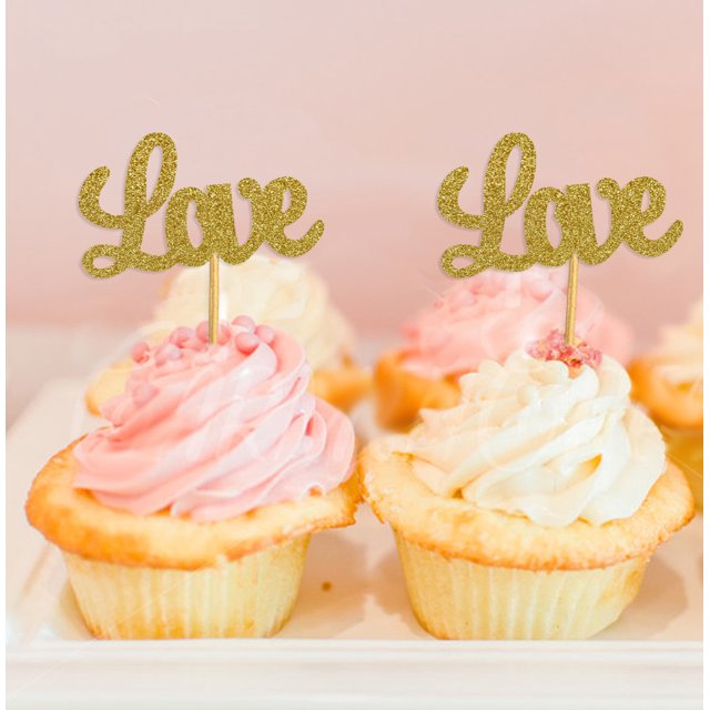 Darling Souvenir/ Décorations de Dessert pour Fête de Mariage - Lot de 20