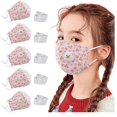 thumbnail image 3 of 5pcs Child Cartoon Dustproof Windproof Foggy Pm2.5 Mask With Gasket Respirator, 3 of 5