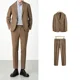 thumbnail image 3 of Conjunto de 2 piezas, tendencias masculinas, trajes de primavera y otoño, trajes y blazers completos para hombre, chaquetas de lujo 2024 de alta calidad, pantalones casuales, 3 of 5