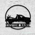 thumbnail image 4 of Craftnamesign Custom Rotator Tow Truck Driver Metal Wall Art LED Light, Custom Trucker Name Sign, 4 of 5