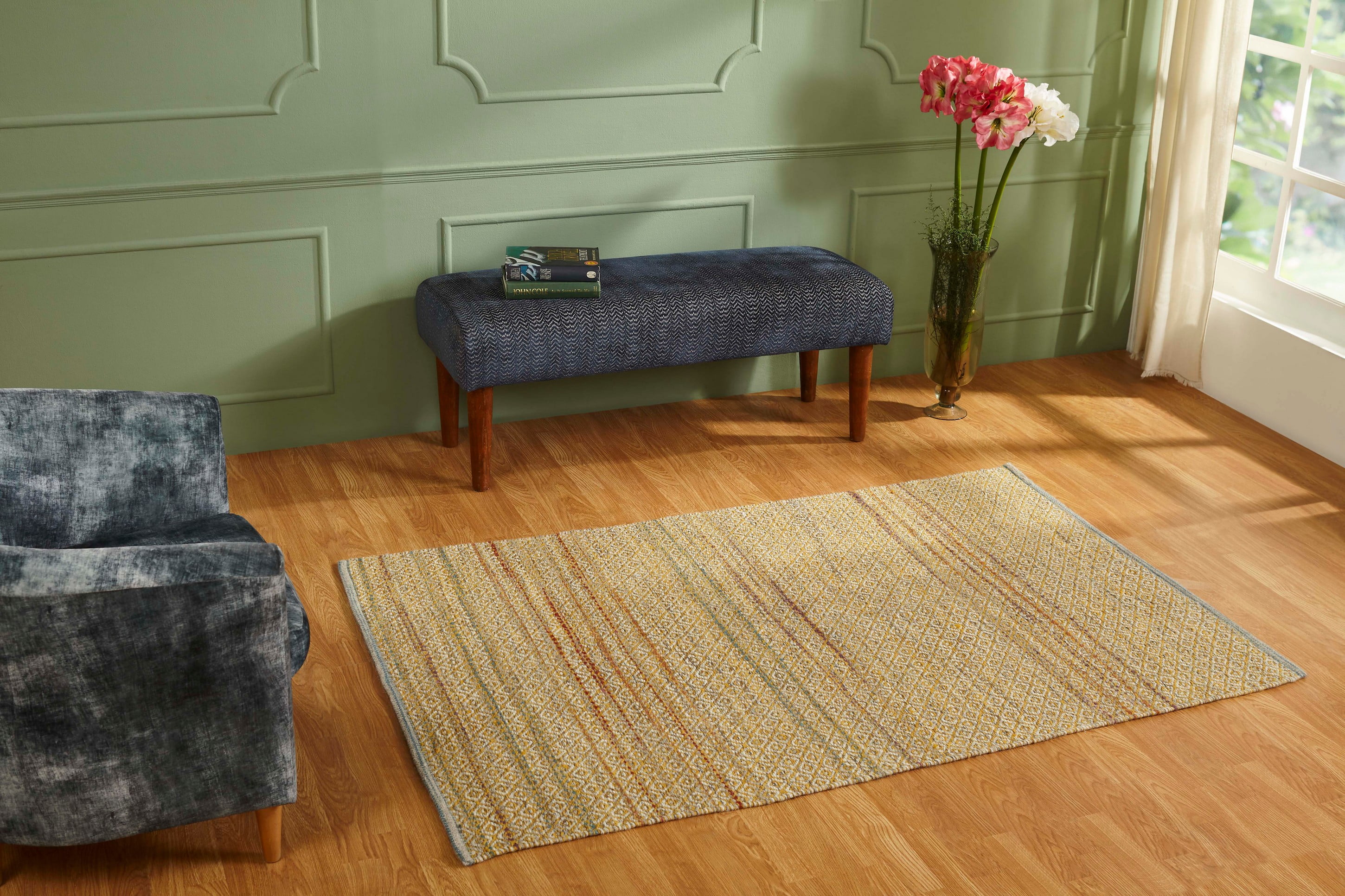 Better Trends Urbane Collection is Durable Mildew & Moisture Resistant Reversible Indoor Area