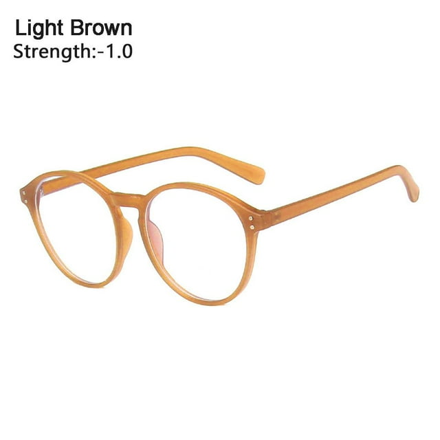 -1.0~-4.0 Myopia Glasses LIGHT BROWN STRENGTH 1.00 light brow light brow Strength 1.00-Strength 1.00