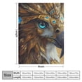 thumbnail image 4 of Orinice  Eagle Blanket Anti Pilling Throw Blankets Cozy Durable Blankets for Office Couch Cinema Gifts Quality Washable  60x80in, 4 of 6