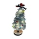 thumbnail image 1 of Kit de árbol de Navidad tejido a mano para regalar a un amigo, para escritorio, escaparate o dormitorio. Plata, 1 of 9
