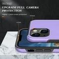 thumbnail image 7 of Allytech Hybrid Case for iPhone 15 Plus with 360° Rotatable Ring Kickstand, Soft TPU + Rugged PC, Screen Lens Protection Shockproof Anti-Fall Magnetic Car Mount Back Case - Purple, 7 of 7