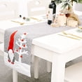 thumbnail image 4 of Matsuzay Camino de de gnomo de Navidad, mantel largo gris para anciano sin rostro, estantes de libros de cocina para el hogar, mantel Kits de decoración para fiestas, 4 of 6