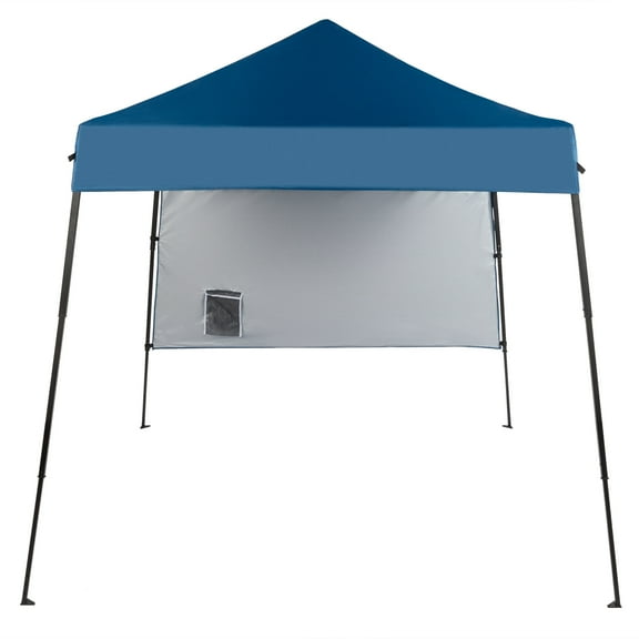 GoDecor 6x6ft Canopy Tent Pop Up Wedding Party Tent Folding Gazebo Canopy Blue