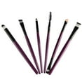 thumbnail image 2 of 6PCS Cosmetic Makeup Brush Set - Lip Eyeshadow Foundation Brushes, Make Up Brushes for Women, Makeup Brush Kit, Professional Brush Set, Beauty Tools & Accessories, Small Makeup Brush Set, Purple, 2 of 2
