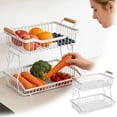 thumbnail image 2 of zhangmingg Sturdy Metal Countertop Organizer for Kitchen Pantry Display and Efficient Food Storage Rack, 2 of 4