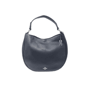 Coach 36026 Nomad Hobo In Glovetan Leather Navy Blue Ladies Bag